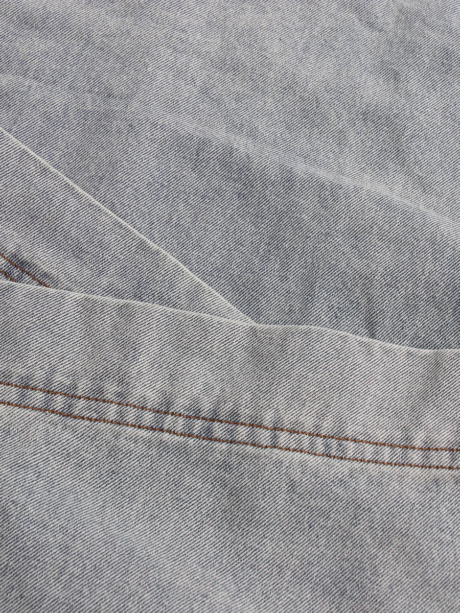 Halter Denim Mini Dress