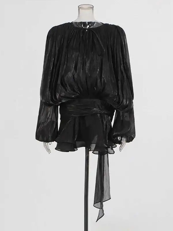 Blouson Mini Dress (More  Colors)