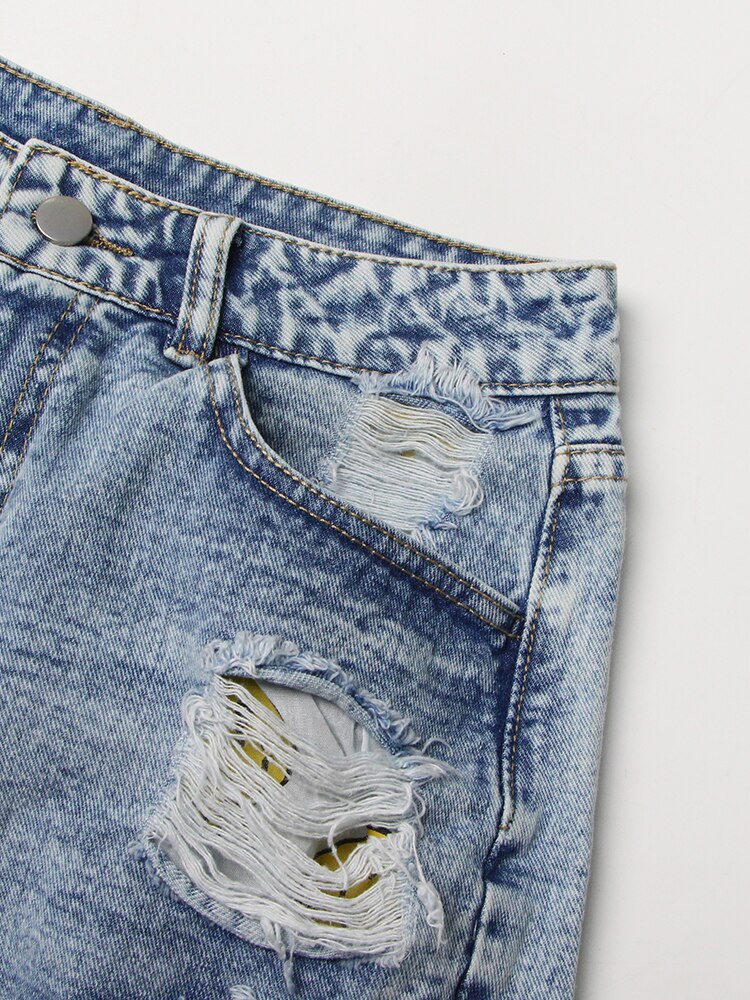 Vintage Cut Denim Shorts