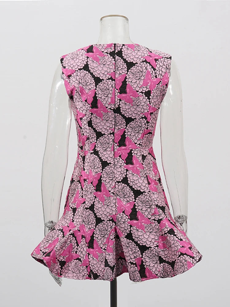Print Mini Dress