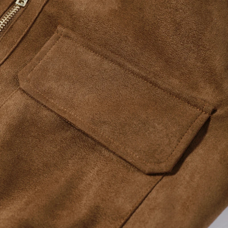 Faux Suede Jacket