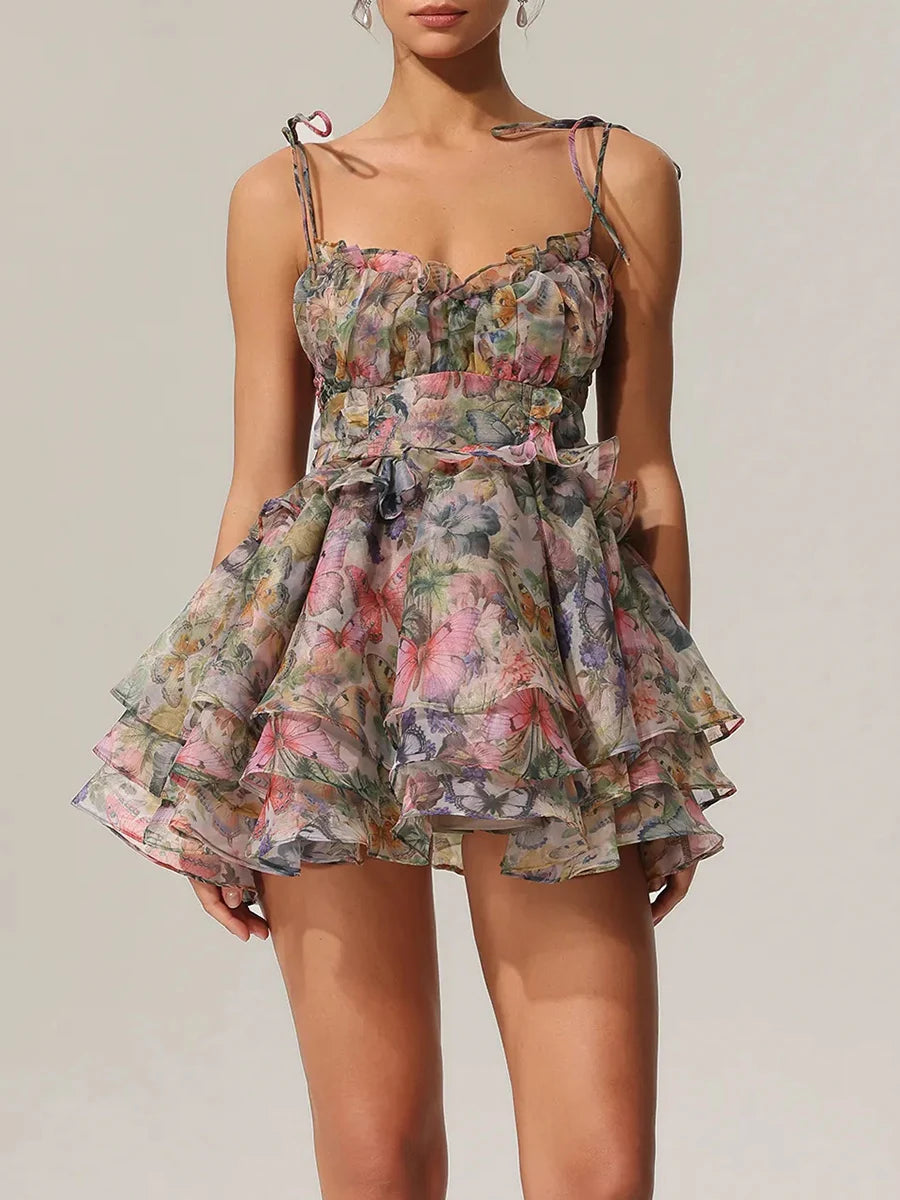 Print Mini Dress
