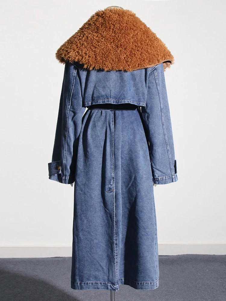Denim Trench Coat