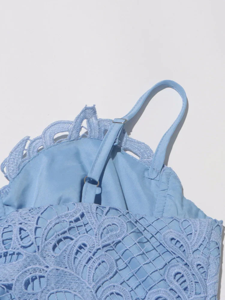 Embroidery Lace Dress