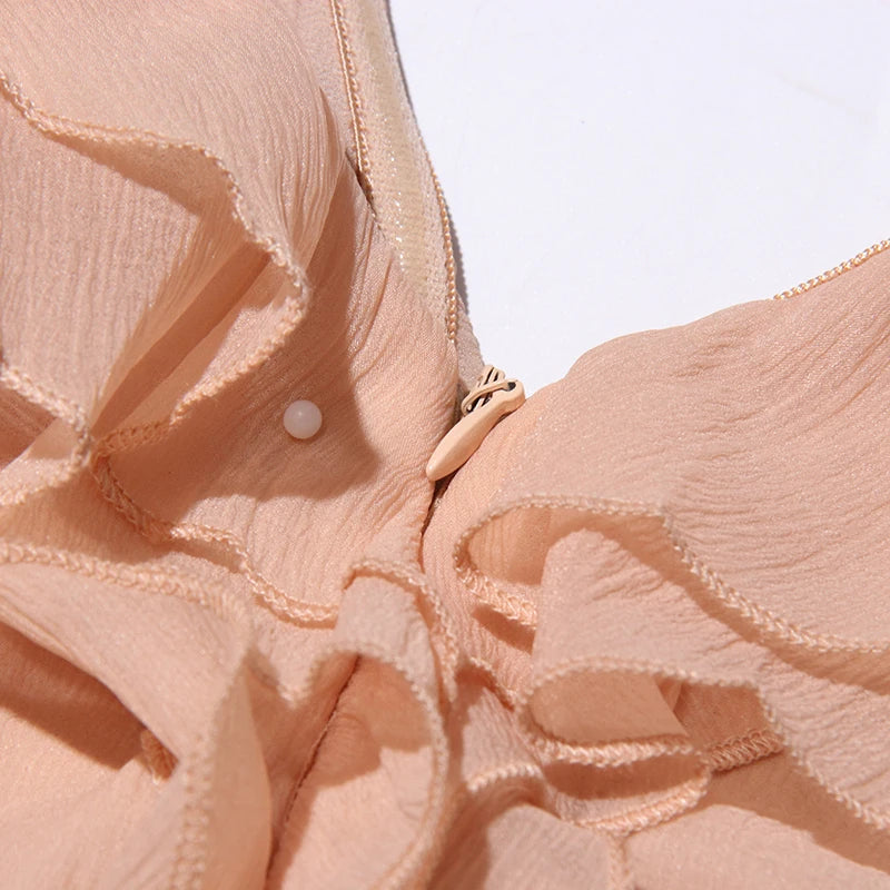 Slash Neck Mini Dress