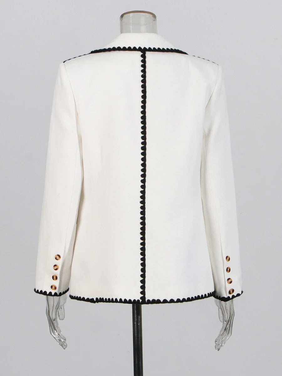 Embroidered Blazer