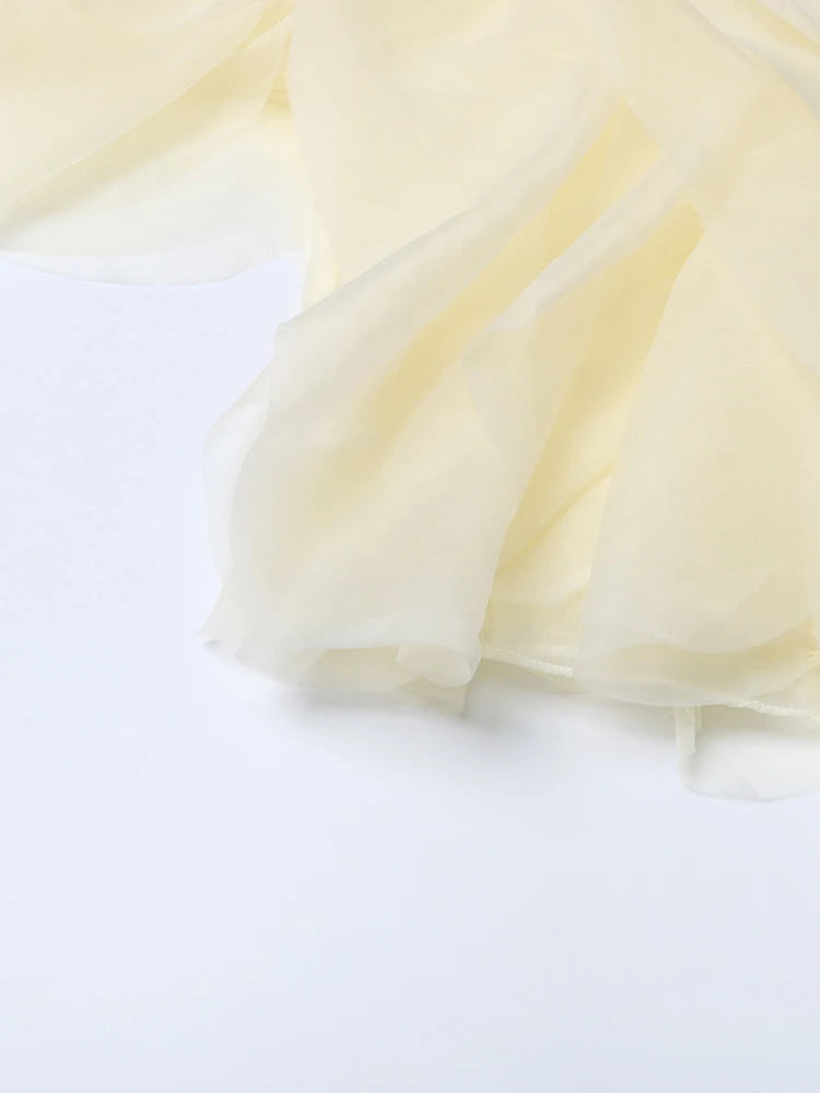 Chiffon Ruffle Blouse