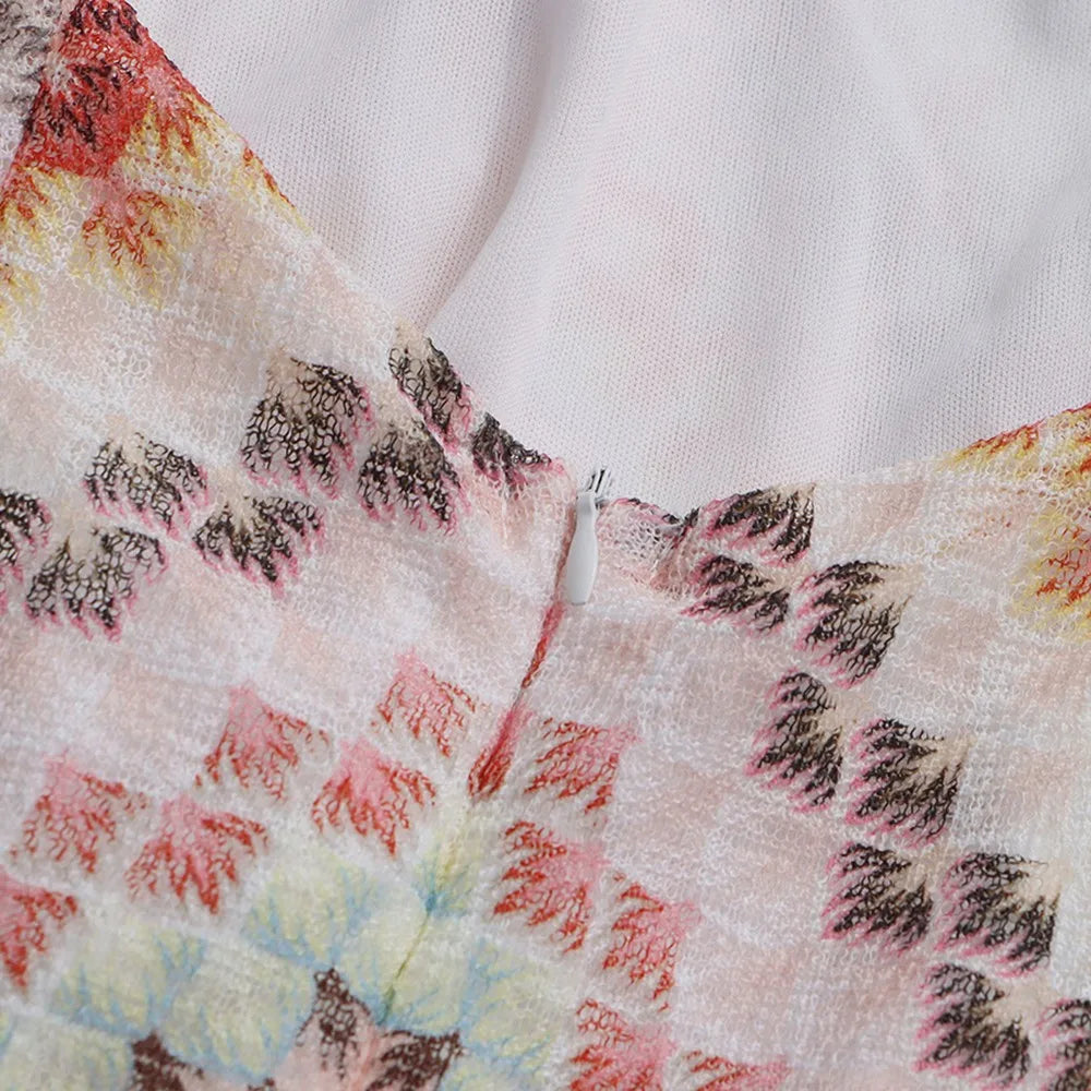 Print Pattern Maxi Dress