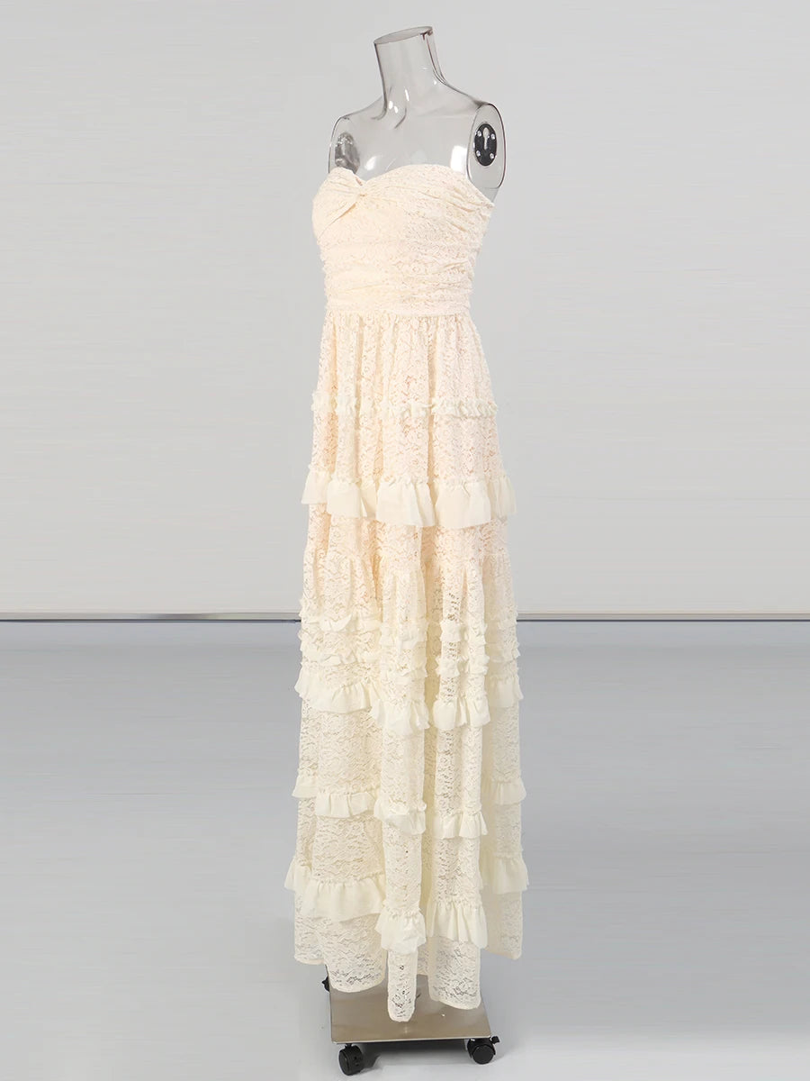 Embroidery Lace Dress
