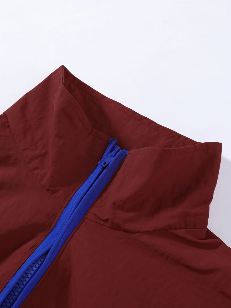 Retro Windbreaker Jacket