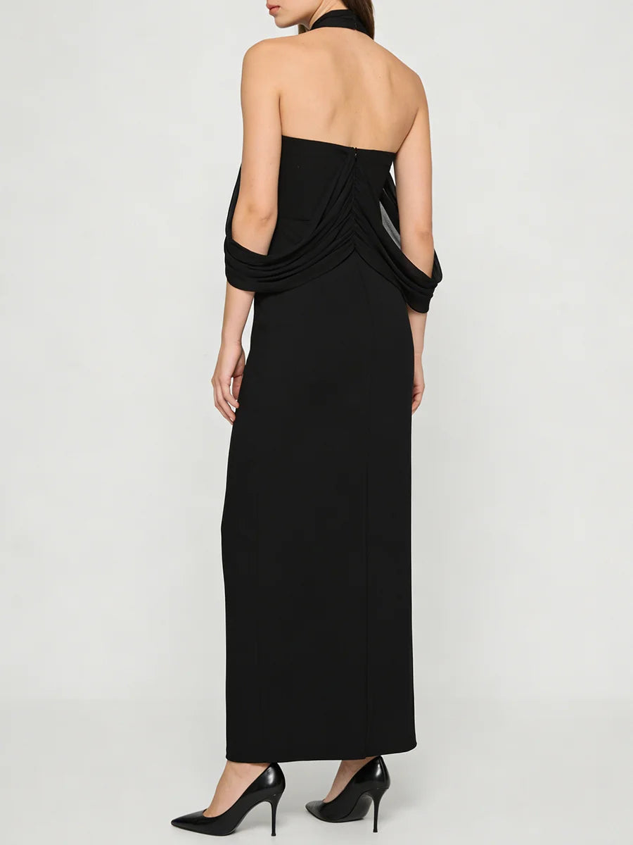 Cape Sleeve Dress