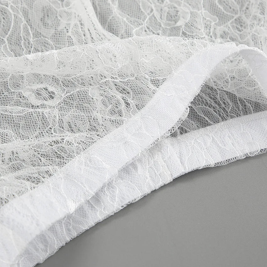 White Lace Skirt