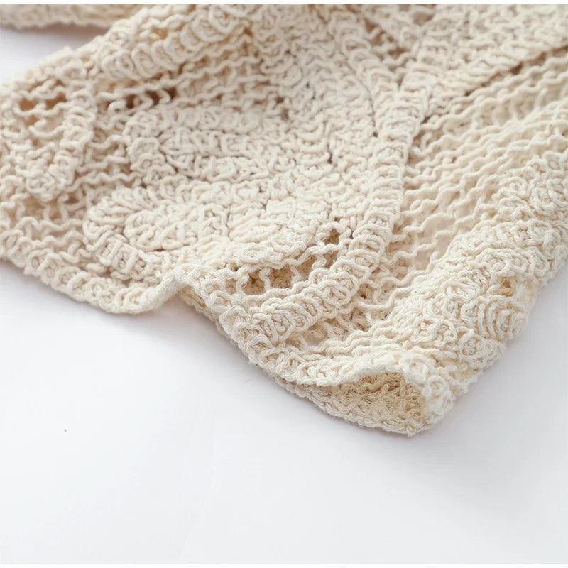 Knitted Skirt Set