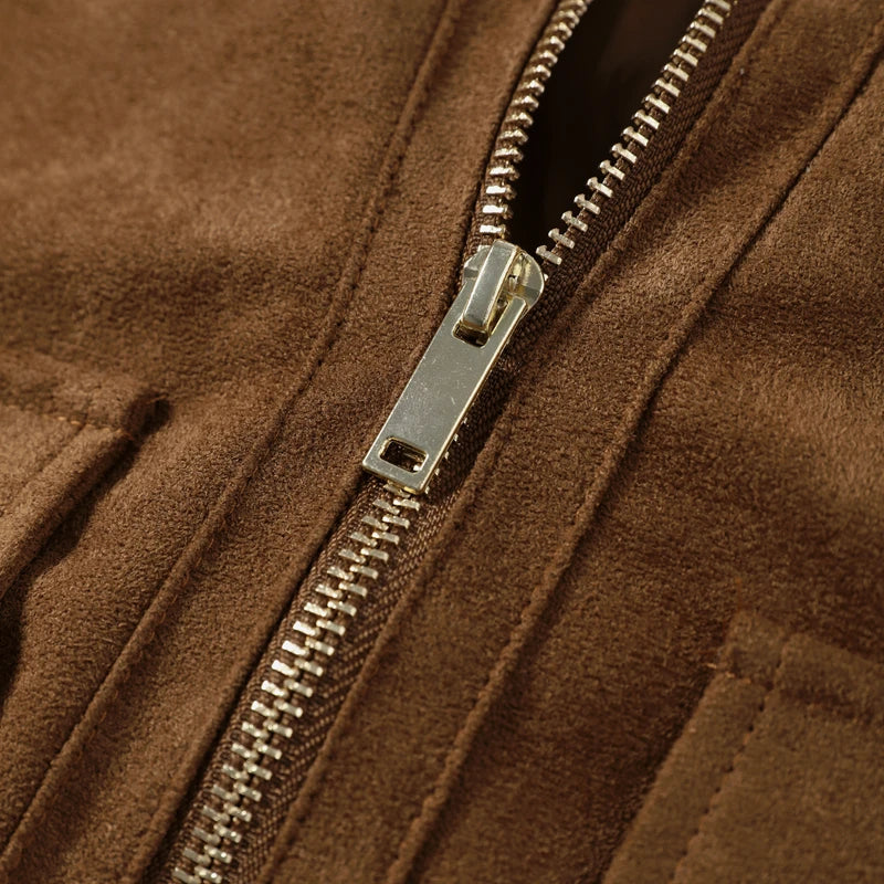 Faux Suede Jacket