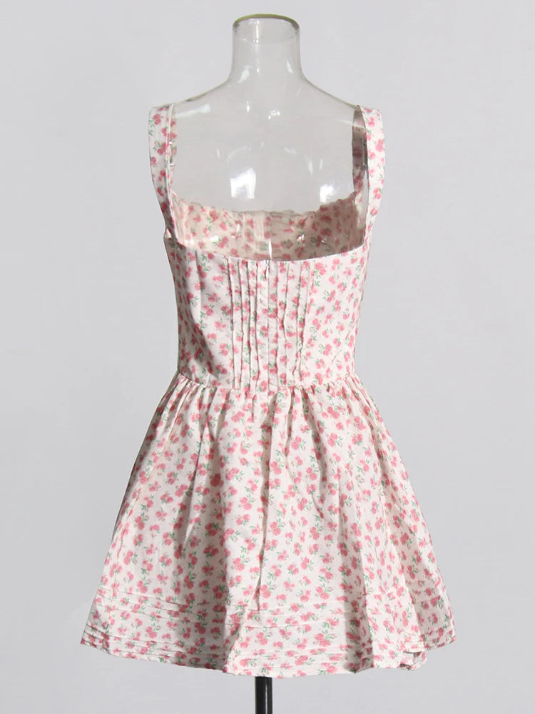 Print Mini Dress