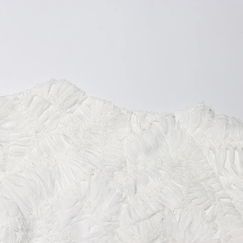 Woven Textured Midi Dress
