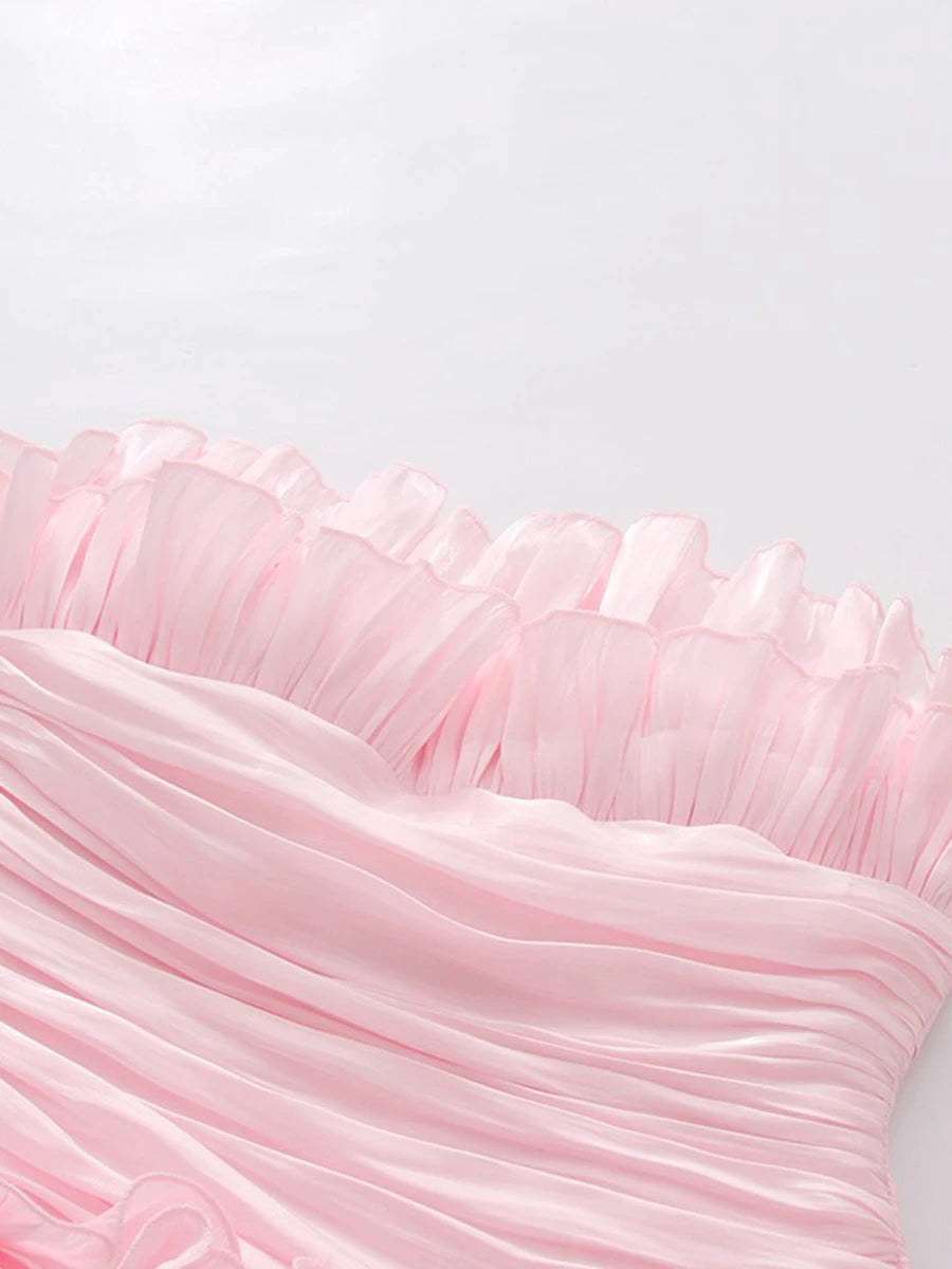 Shirred Cocktail Dress
