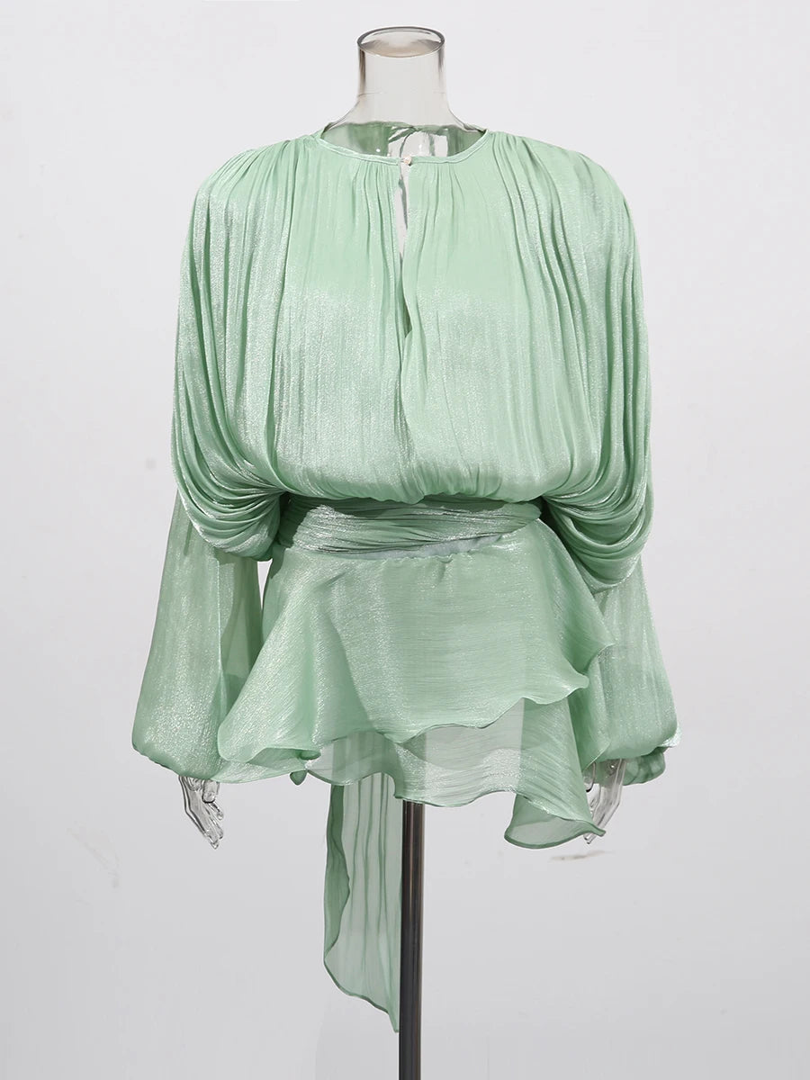 Blouson Mini Dress (More  Colors)