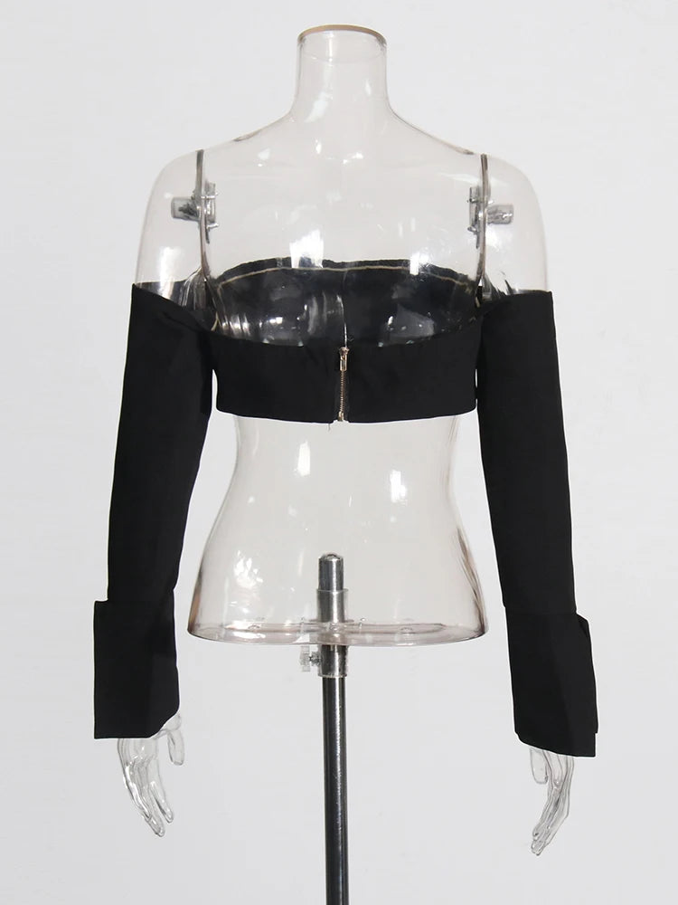 Contrast Pants Set