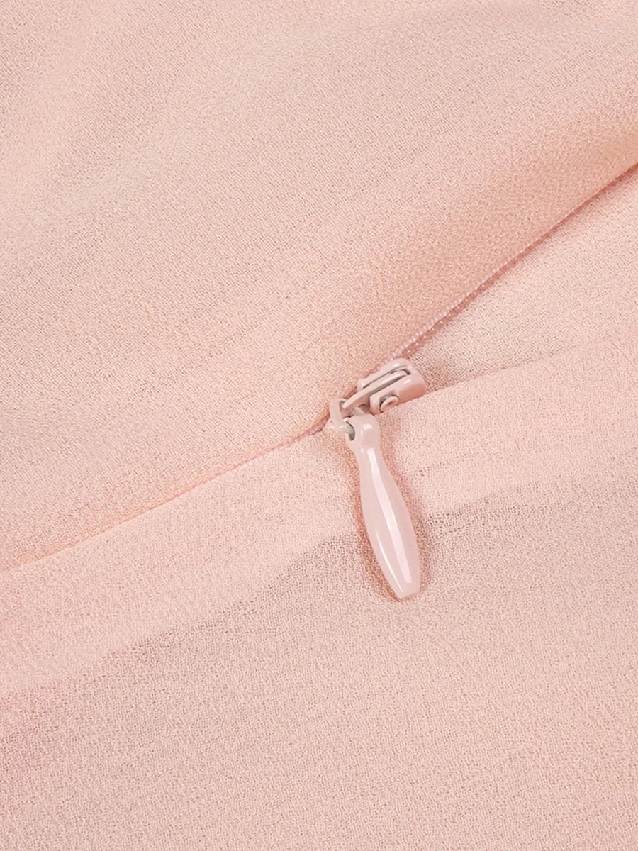 Reverse Halter Neck Dress