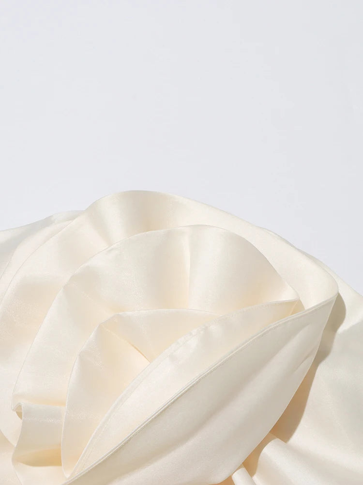 Appliques Strapless Dress