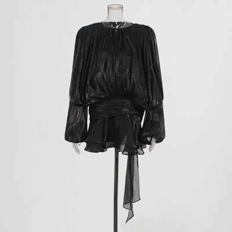 Blouson Mini Dress (More  Colors)