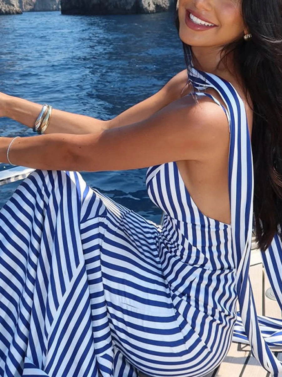 Striped Maxi Dress