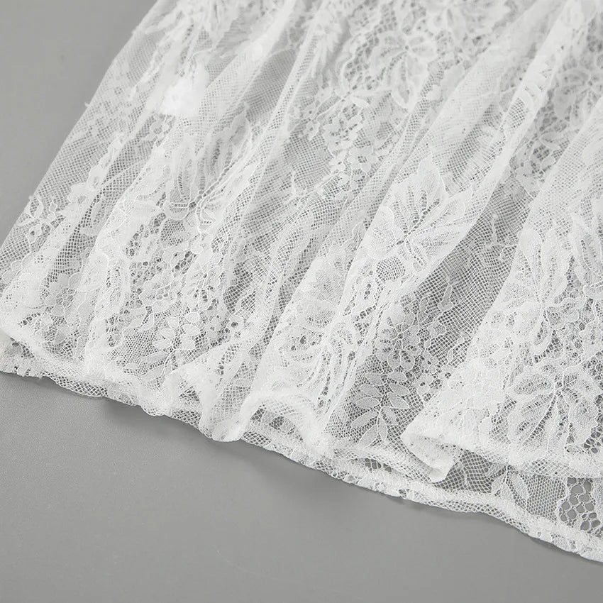 Lace Midi Skirt