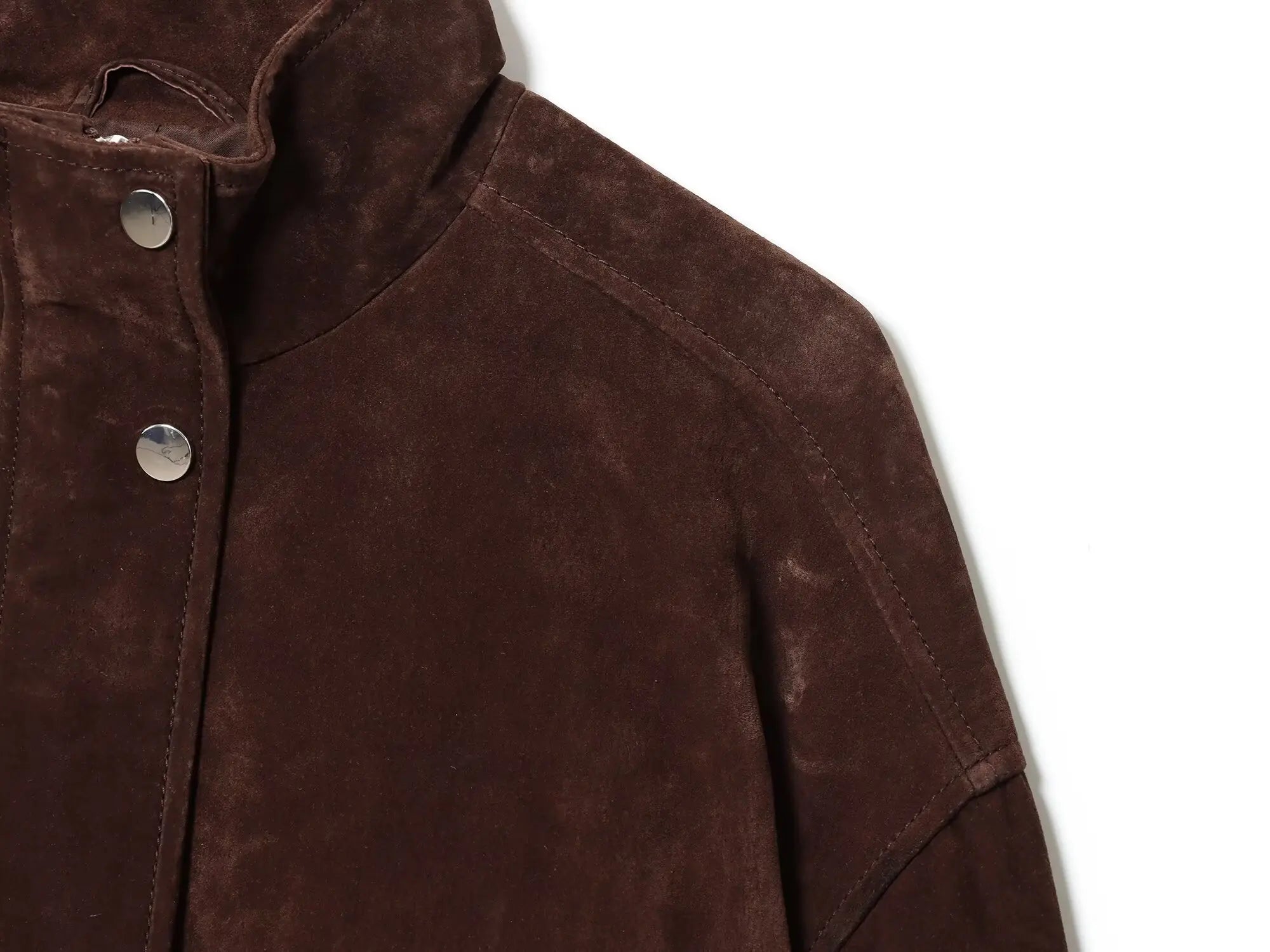 Faux Suede Brown Jacket