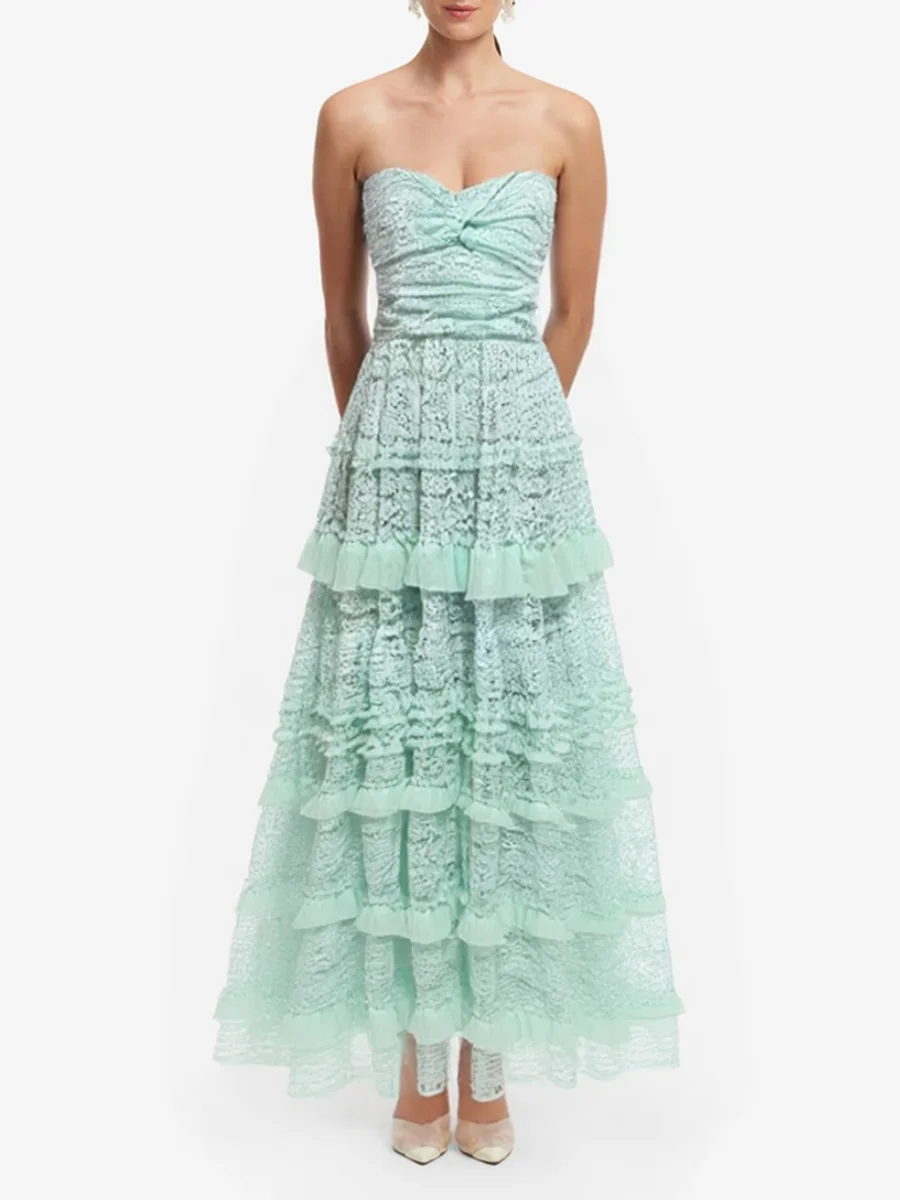 Embroidery Lace Dress