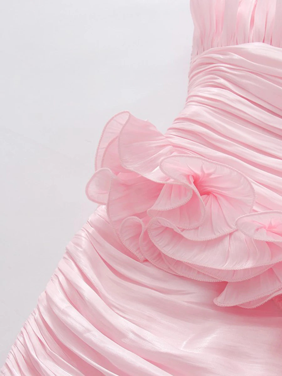 Shirred Cocktail Dress