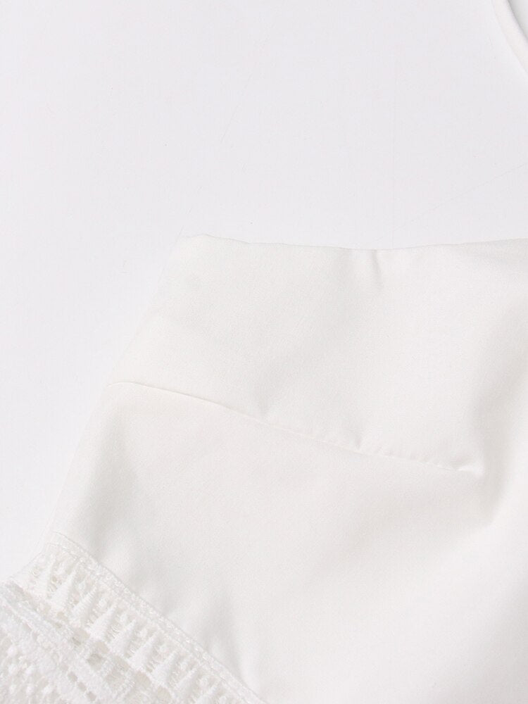 Lace Trim Dress