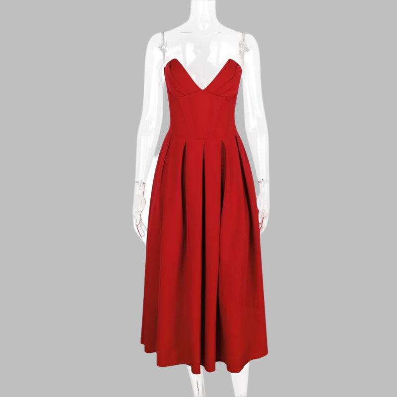 Strapless Evening Dress