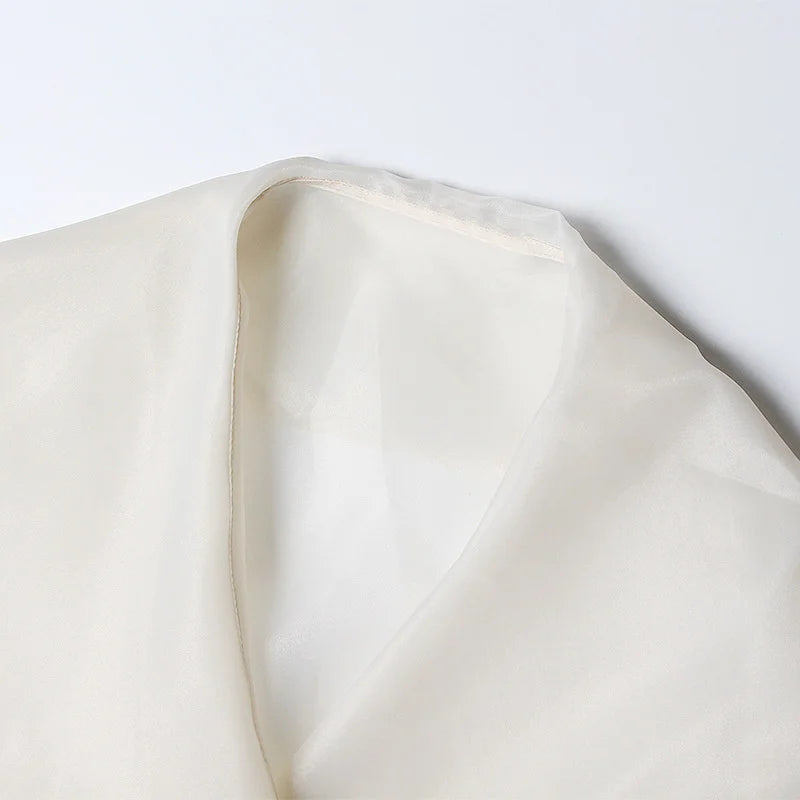 Chiffon Belted Blouse