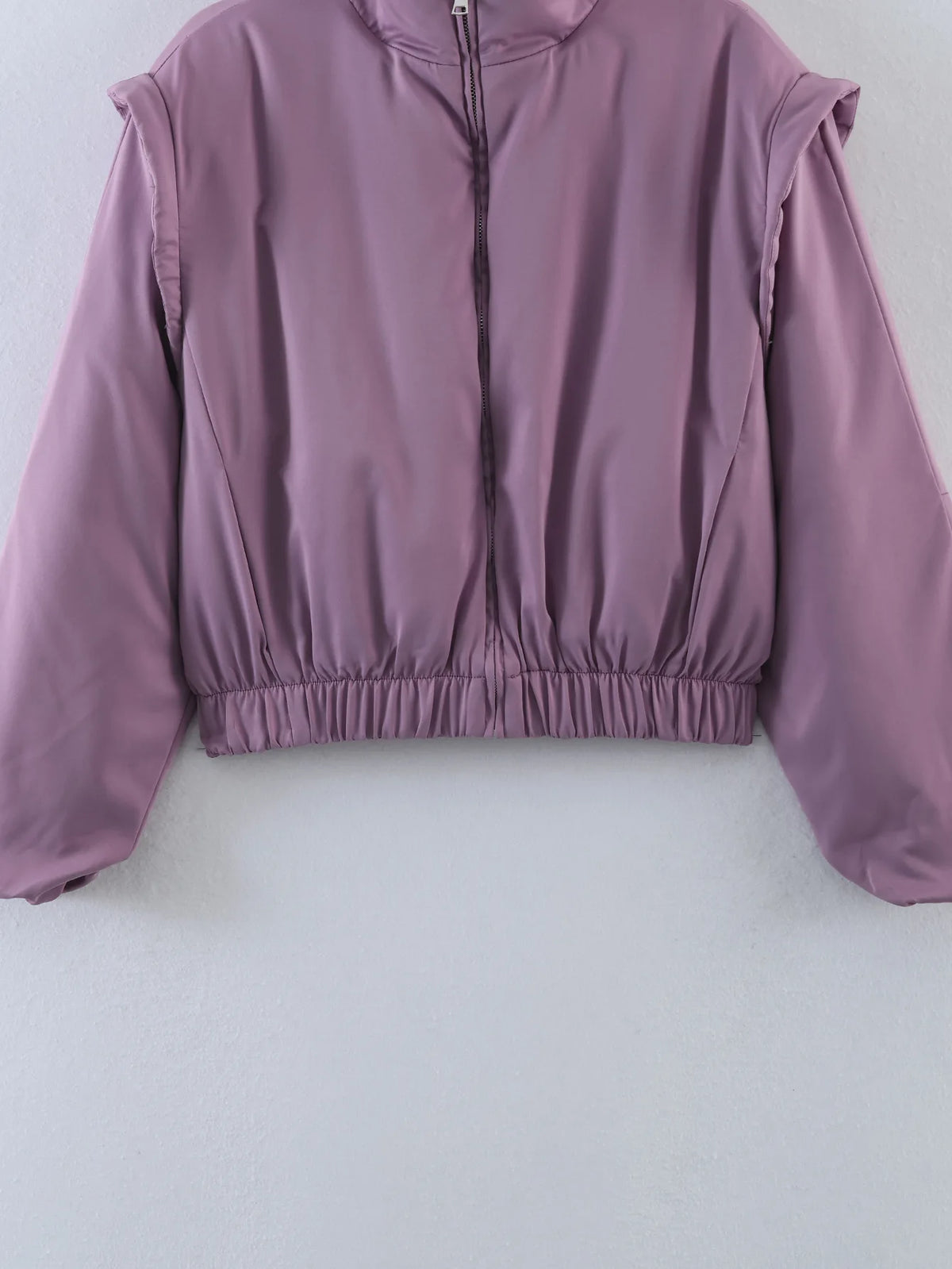 Satin Bomber Jacket