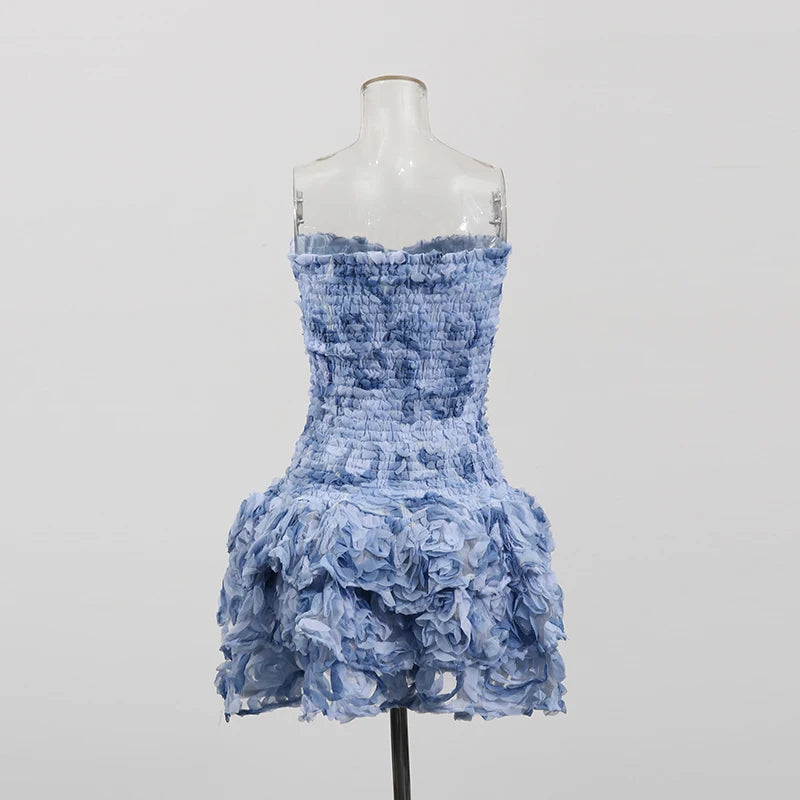 Ruffled Mini Dress