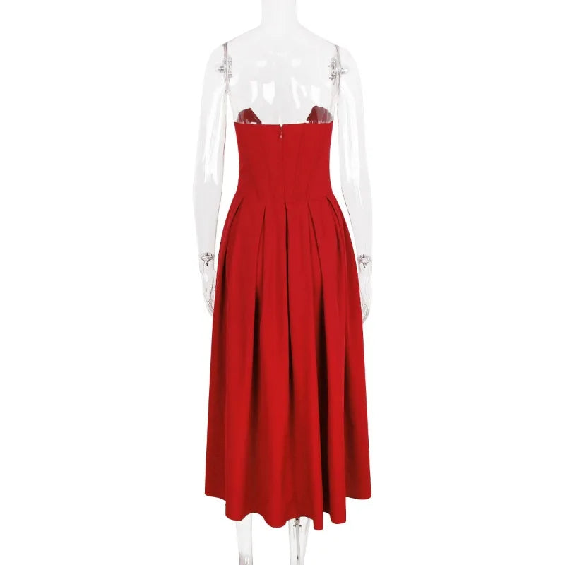 Strapless Evening Dress