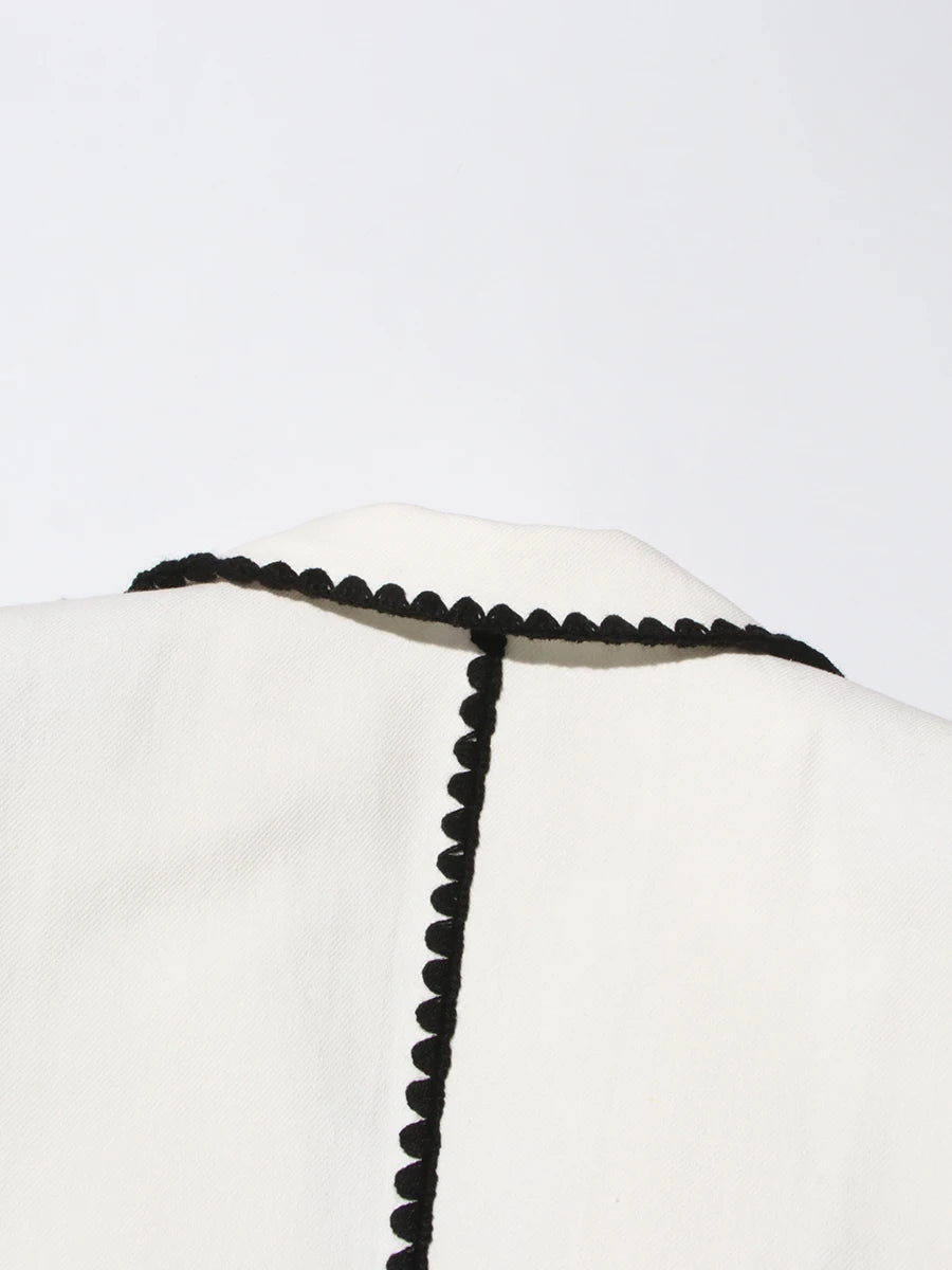 Embroidered Blazer