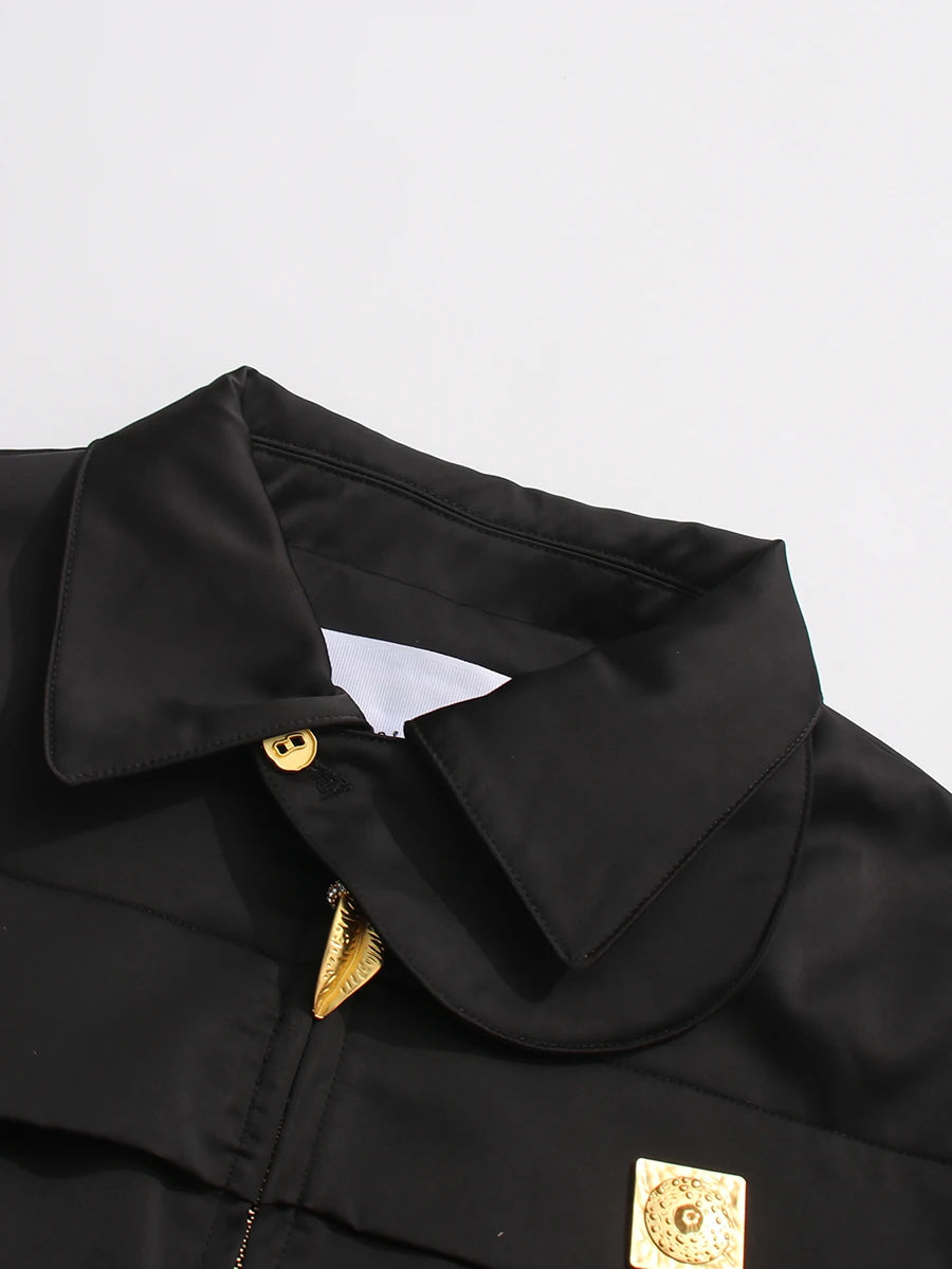 Appliques Bomber Jacket