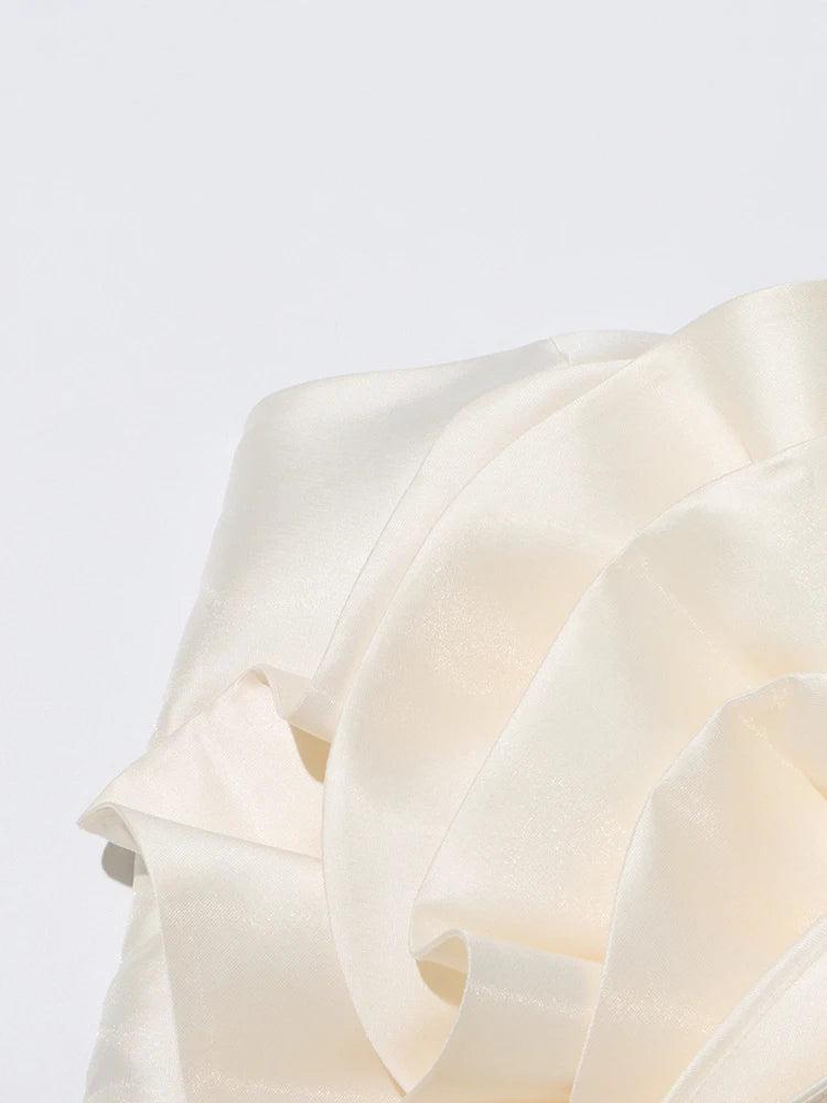 Appliques Strapless Dress