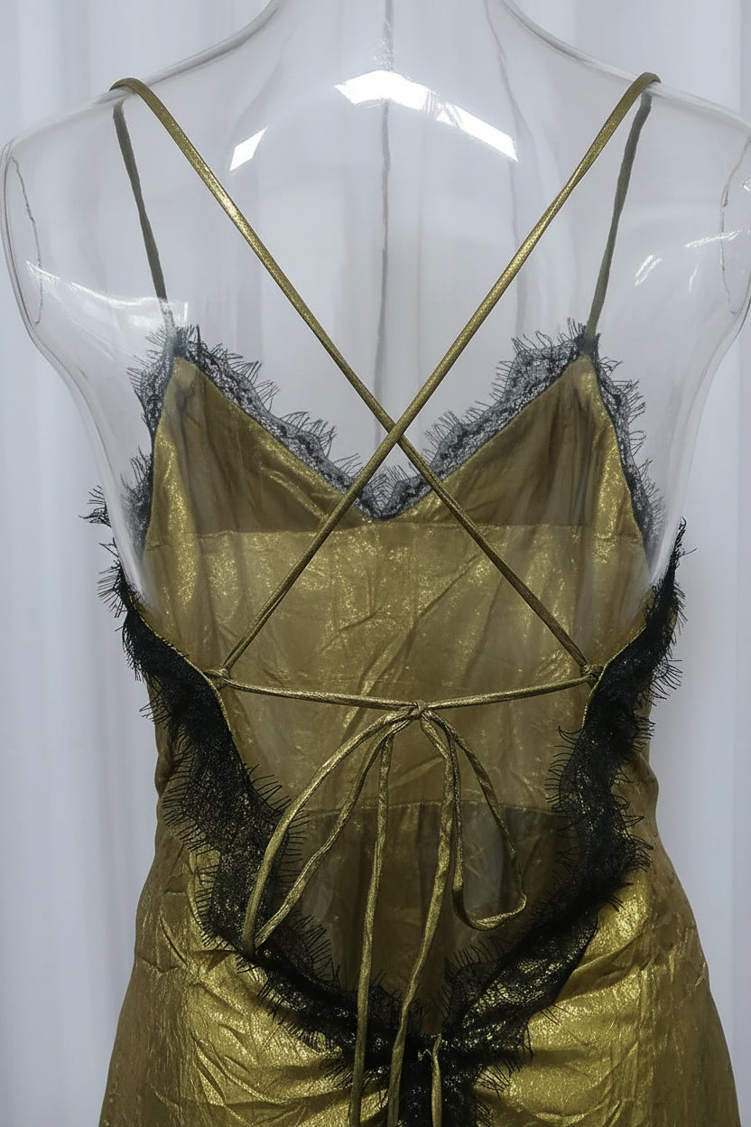 Gold Maxi Dress