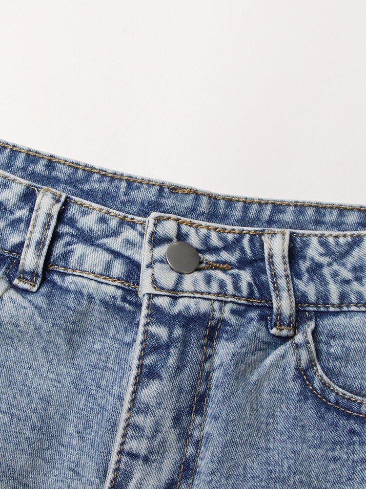 Vintage Cut Denim Shorts