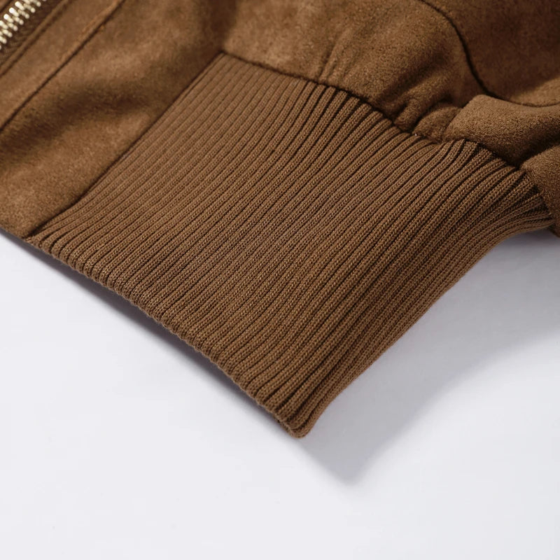 Faux Suede Jacket