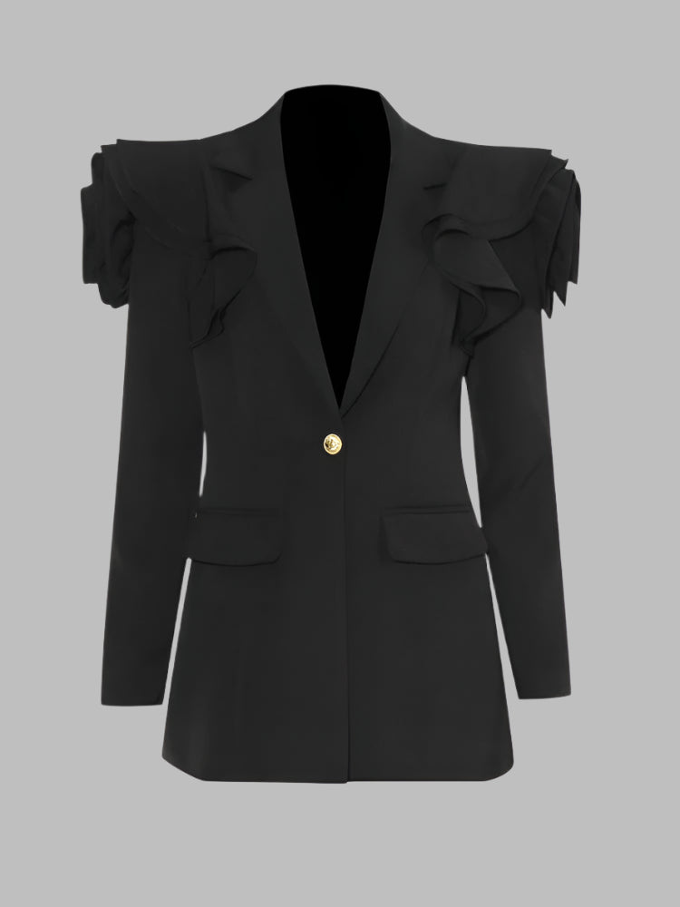 Shoulder Appliques Blazer