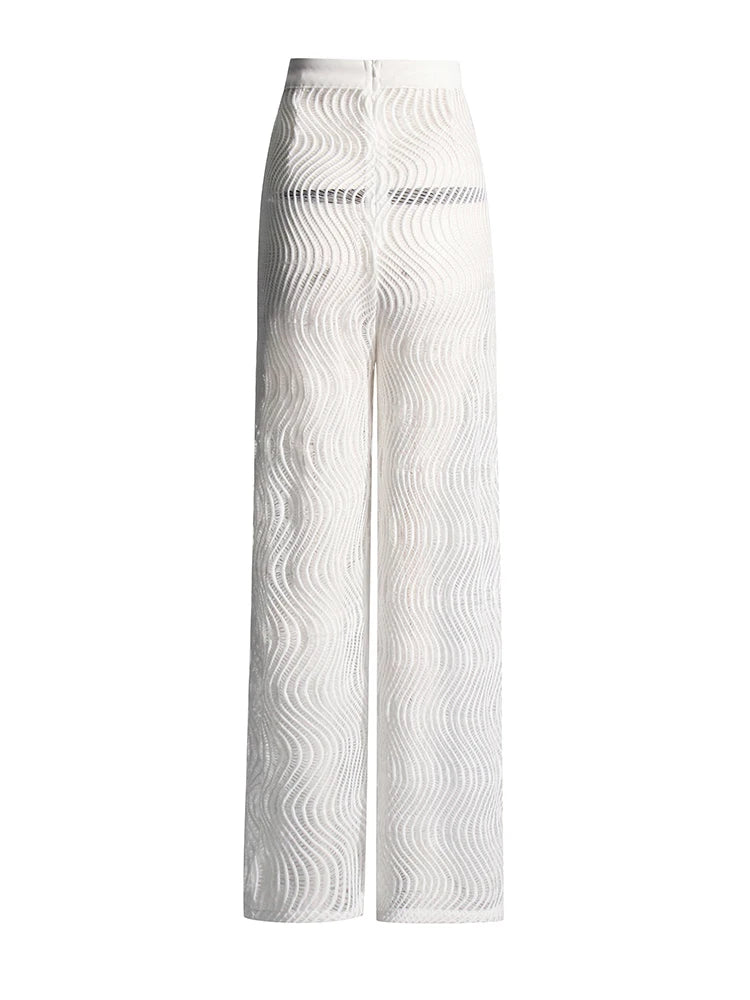 Sheer Lace Trousers