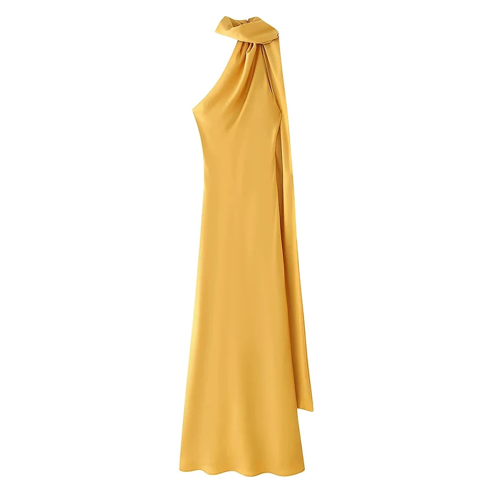 Shawl Collar Cocktail Dress