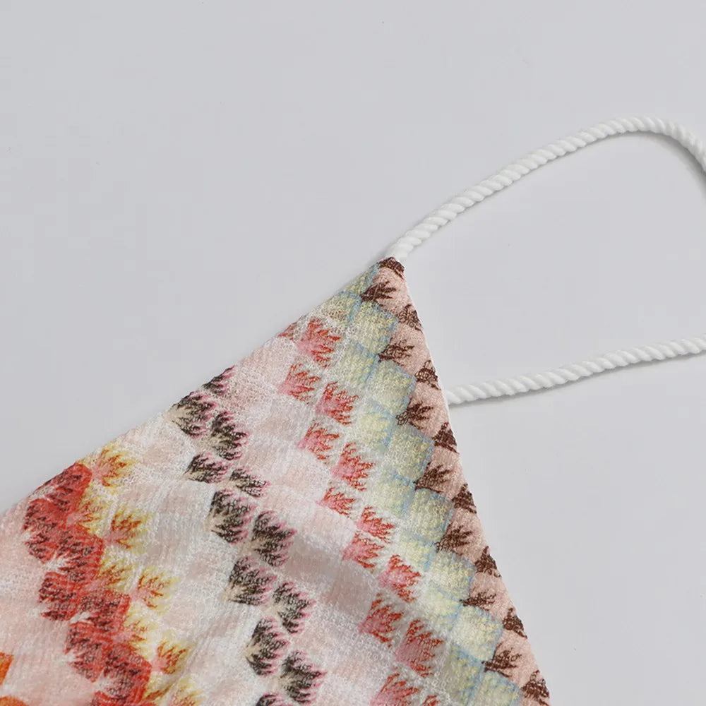 Print Pattern Maxi Dress