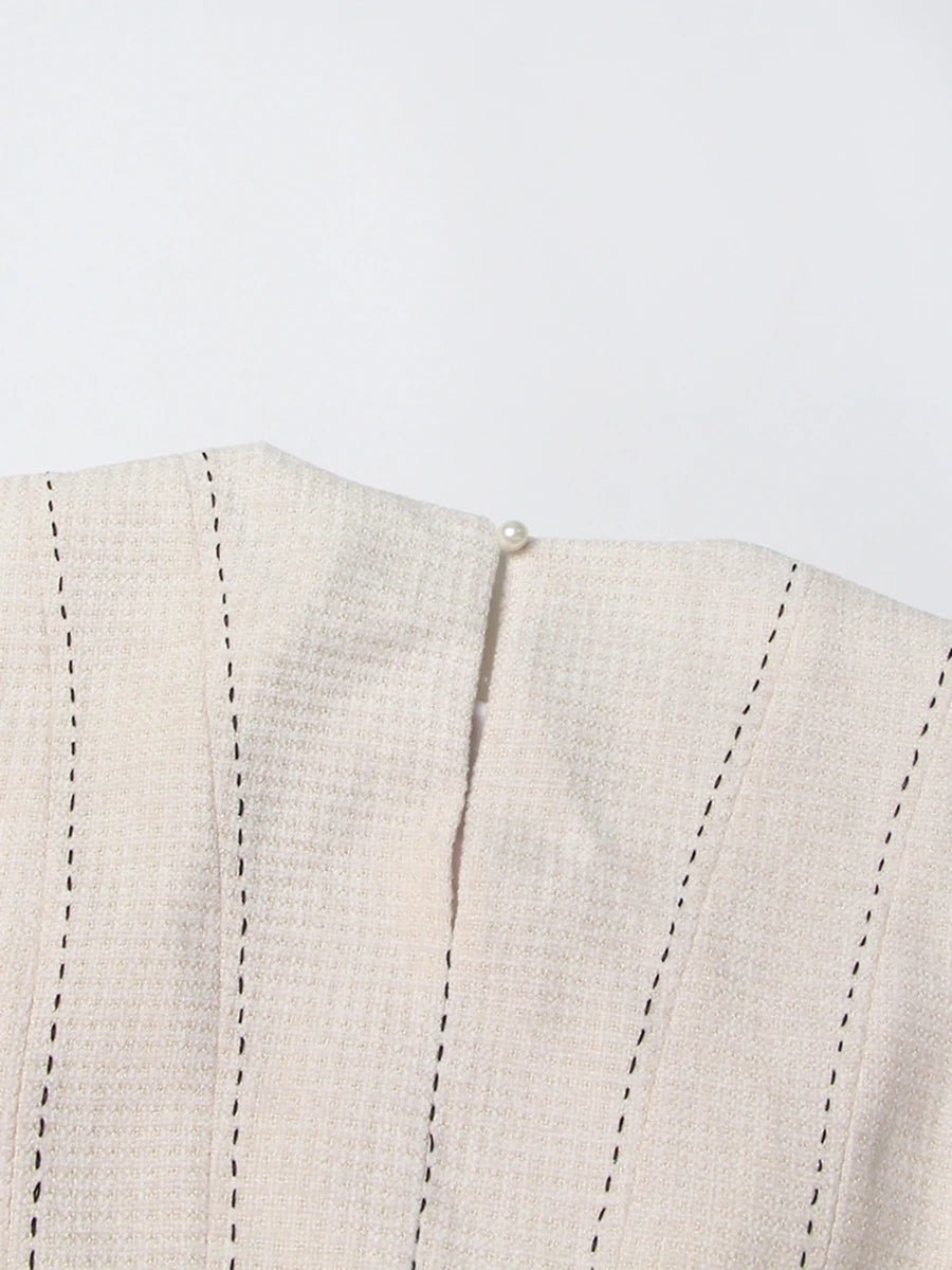 O Neck Midi Dress