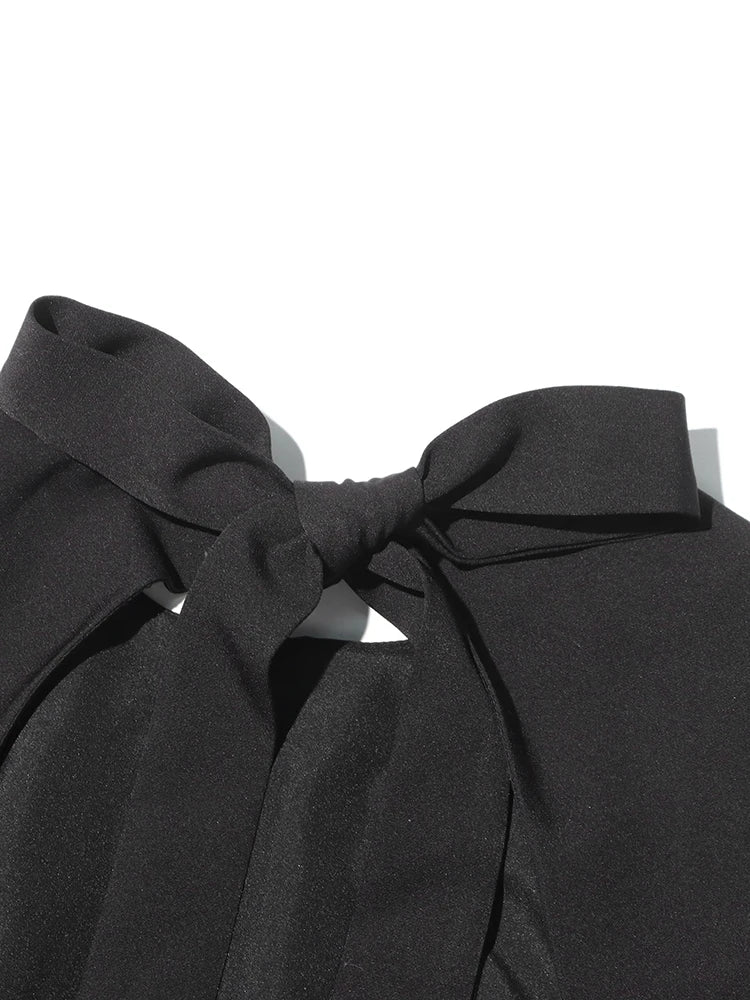 Open Back Appliques Dress