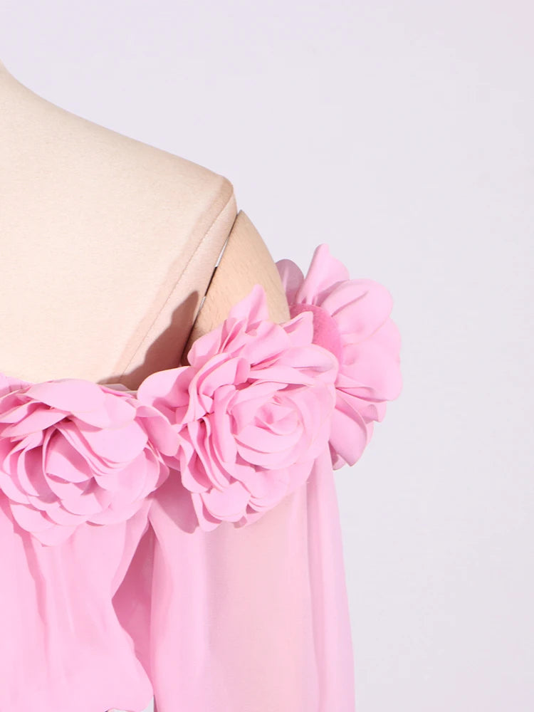 Appliques Maxi Dress
